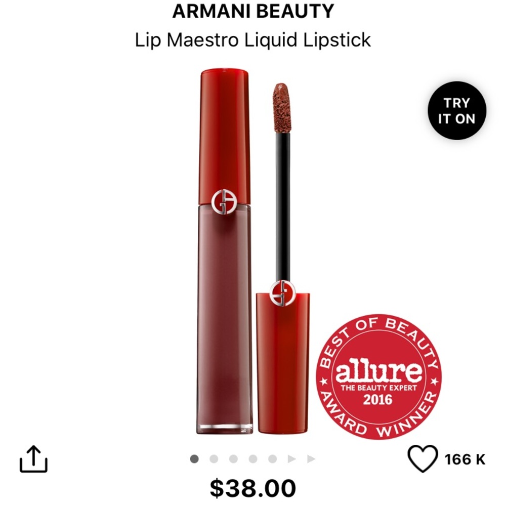 Giorgio Armani liquid lipstick. New.